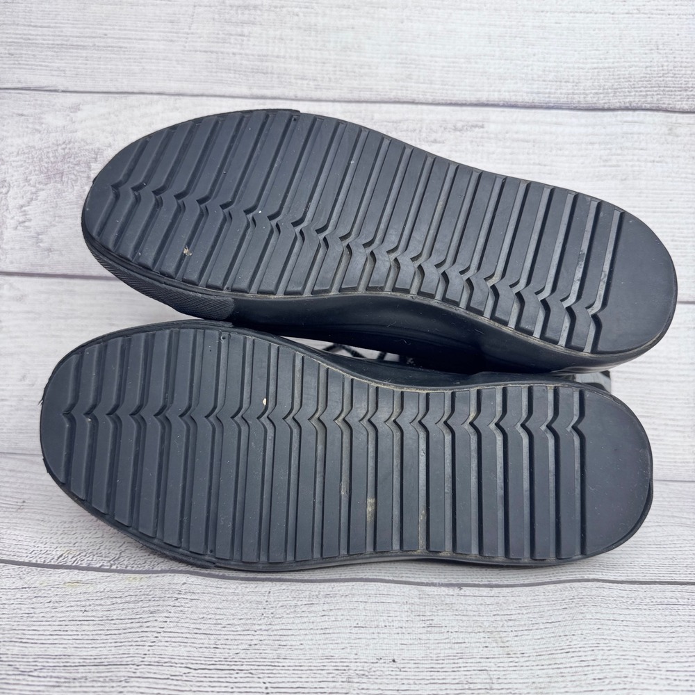 Hunter Olive Green Black High Top Sneaker Boots Womens 7.5 Mens 5.5 - Picture 7 of 7